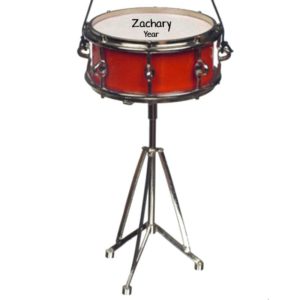 Image of RED SNARE Drum Christmas Keepsake Ornament