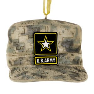Image of Personalized US ARMY Cap Christmas Ornament