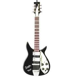 Image of BLACK & WHITE ELECTRIC Guitar Ornament