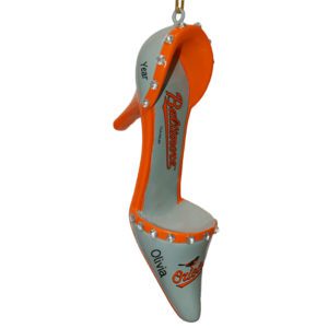 Baltimore ORIOLES Shoe Christmas Ornament