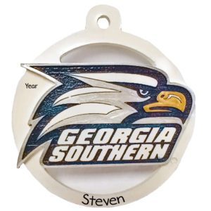 Image of Georgia Southern Eagles Personalized Marble Ornament
