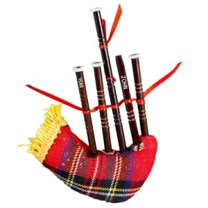 Image of Personalized Irish Bag Pipes Plaid Ornament