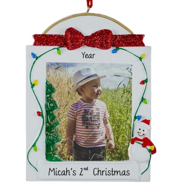 baby's 2nd christmas ornament 2018