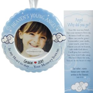 Image of Child's Memorial Heaven's Young Angel Ornaments & Poem