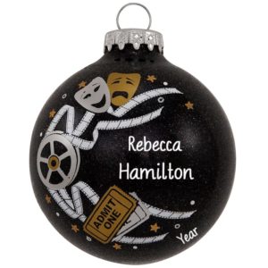 Image of Tickets To Theater Drama Glass Ball Ornament
