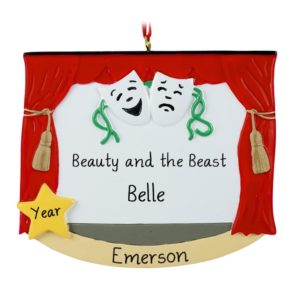 Image of Stage Acting Comedy + Tragedy Masks Ornament