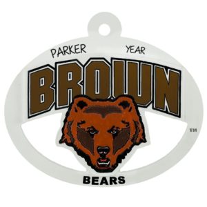 Image of Brown University Bears Personalized Marble Ornament