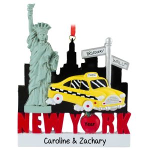 Image of New York City Skyline Personalized Ornament