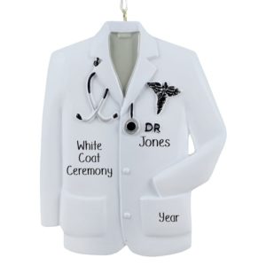 Image of Doctor White Coat Ceremony Personalized Ornament