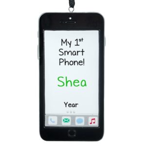 Image of My 1st Smart Phone Personalized Ornament