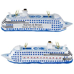 Image of Cruise Ship 3 Dimensional Personalized Ornament