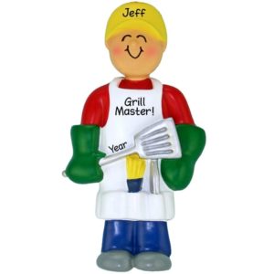 Image of Personalized Grill Master Backyard Chef Ornament