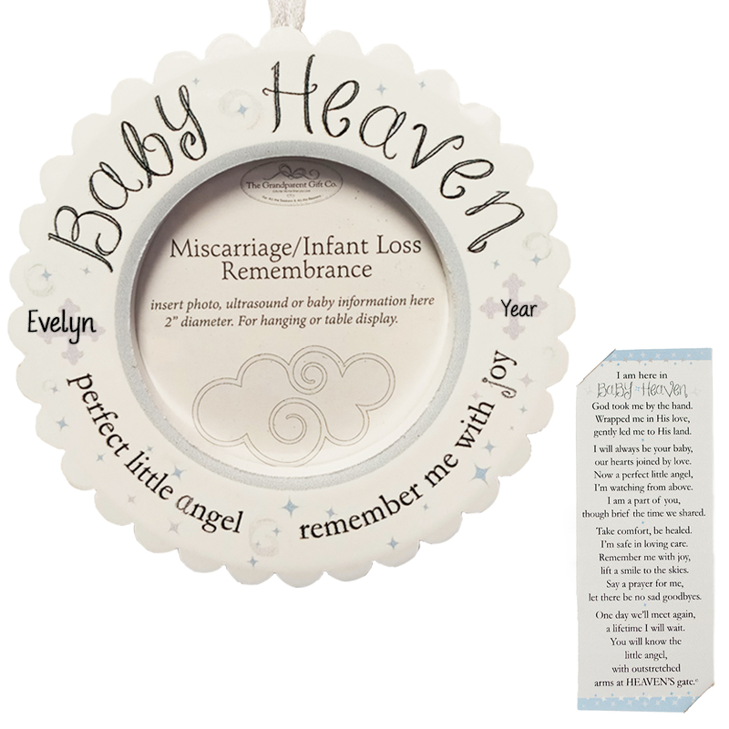 personalized baby loss ornament