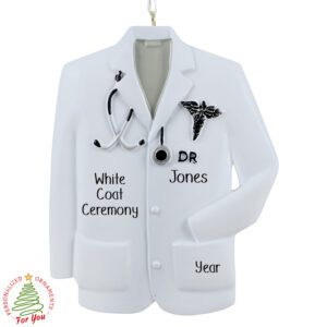 Doctor White Coat Ceremony Personalized Ornament