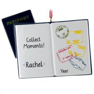 Image of Passport Collect Moments Personalized Ornament
