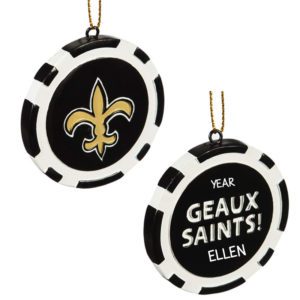 Image of New Orleans Saints Game Chip Ornament