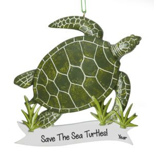 Image of Save The Sea Turtles Ornament