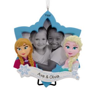 Image of Personalized Mickey Mouse Icon Glittered 3-D Ornament