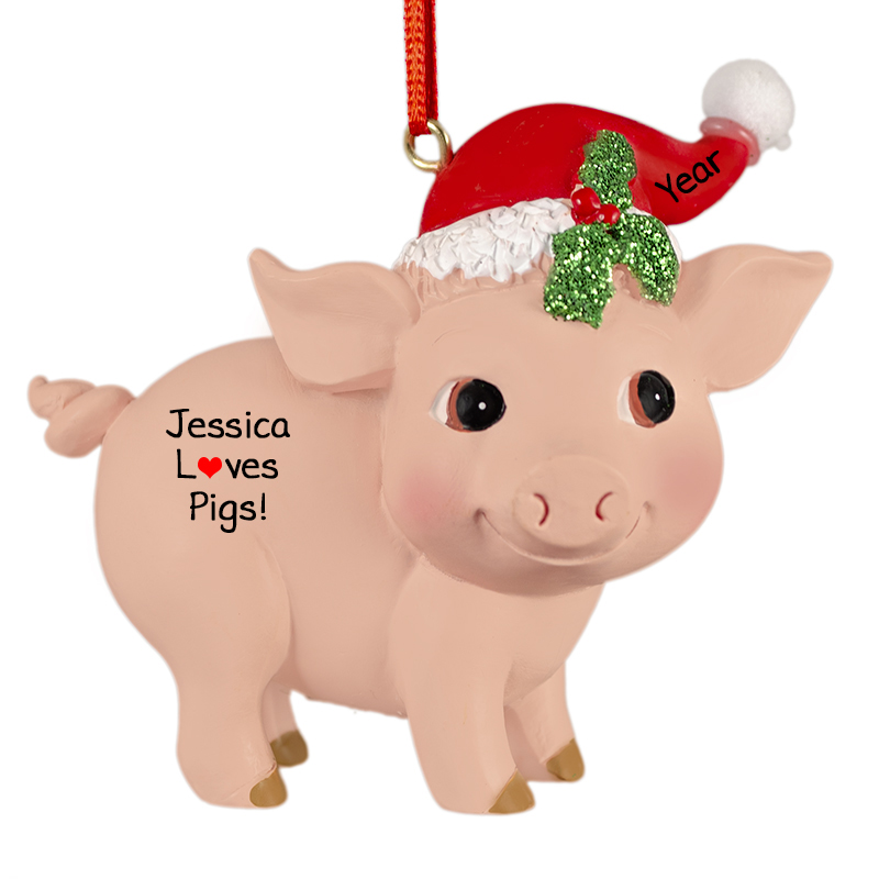 Pig Ornaments Archives Personalized Ornaments For You