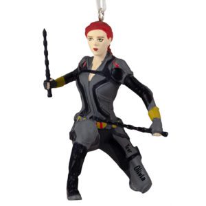 Image of Personalized Black Widow From Avengers Ornament