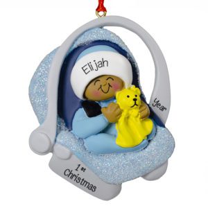 african american baby first christmas ornaments
