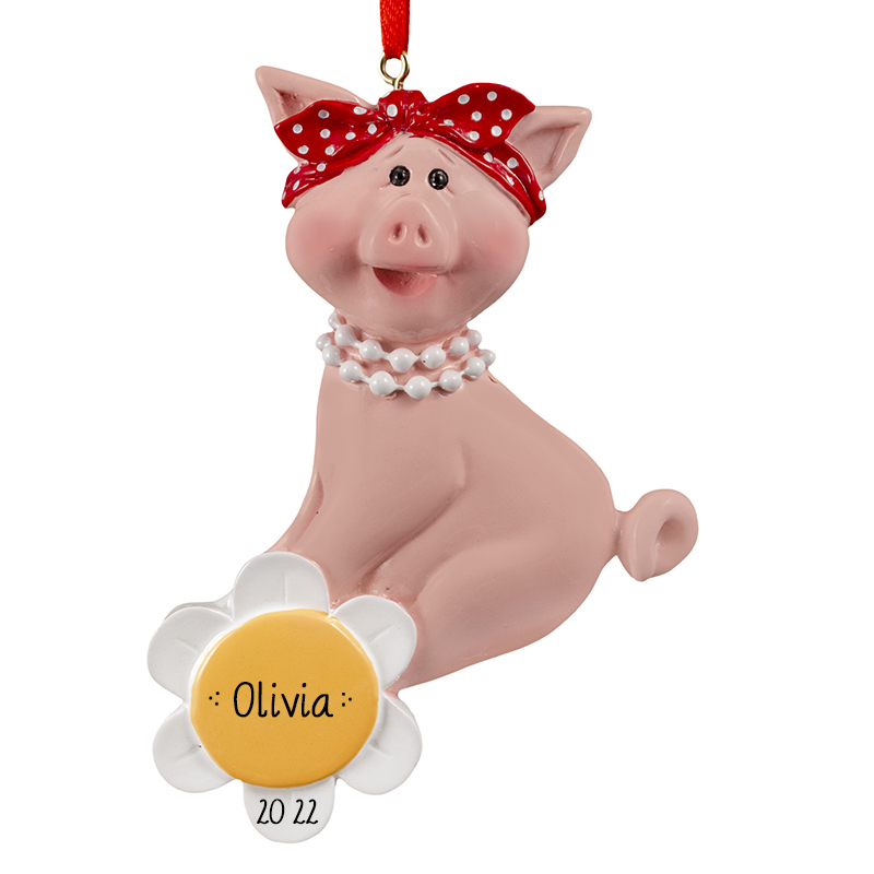 Pig Ornaments Archives Personalized Ornaments For You
