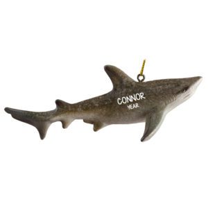 Image of Personalized Shark Hi-Gloss Dimensional Ornament