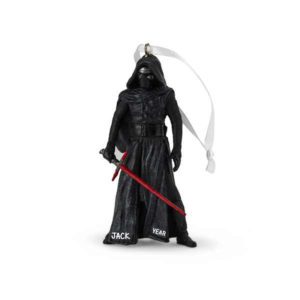 Image of Personalized Kylo Ren Holding Light Saber 3-D Ornament