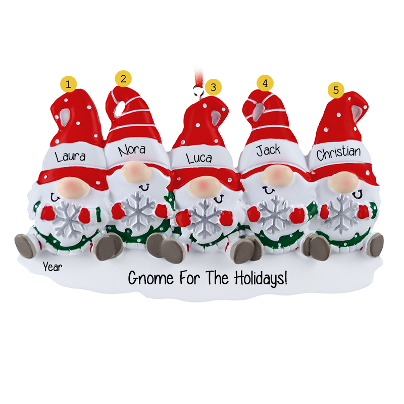 Details about   Personalized Ornament Christmas Ornament Elves Family 