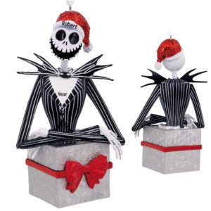 Image of Personalized Jack Skellington Night Before Christmas Ornament