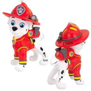Image of Personalized Marshall From Paw Patrol Movie Ornament
