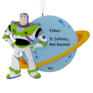 Image of Personalized Buzz Lightyear To Infinity And Beyond Ornament