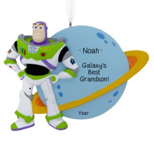 Image of Personalized Buzz Lightyear Best Grandson Ornament