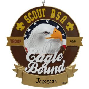 Image of Personalized Eagle Scout BSA Commemorative Ornament