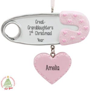 Great-Grandchild's 1st Christmas Baby Ornaments Category Image