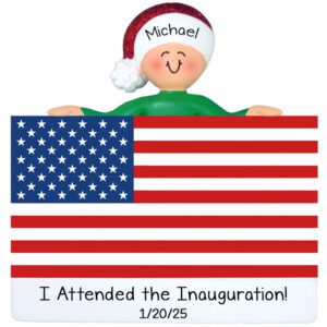 Personalized Attended Presidential Inauguration Souvenir Keepsake Ornament