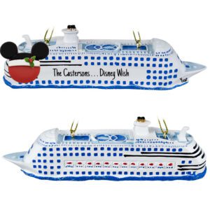 Personalized Magical Cruise Keepsake 3-Dimensional Ship Ornament
