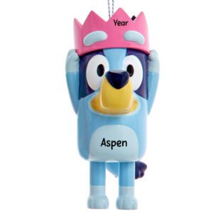 Personalized Fully Dimensional BLUEY Keepsake Ornament