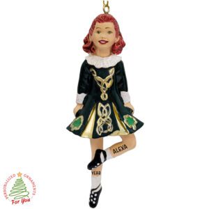 Personalized Fully Dimensional Irish Dancing Girl Keepsake Ornament