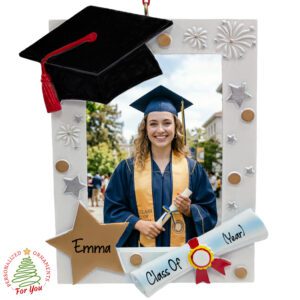 Personalized Graduate Hanging Photo Frame Keepsake Ornament