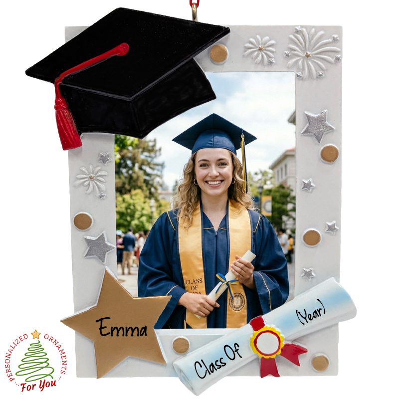 Personalized Graduate Hanging Photo Frame Keepsake Ornament ...
