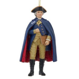 George Washington Holding Constitution Fully Dimensional 250th Anniversary Ornament