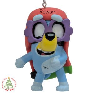 Personalized BLUEY Granny Ornament – Licensed Bluey Christmas Keepsake