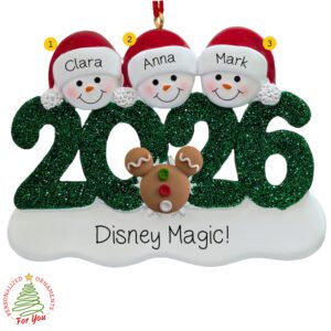 Numeric Family/Group of 3 Numeric / Year Ornaments Category Image