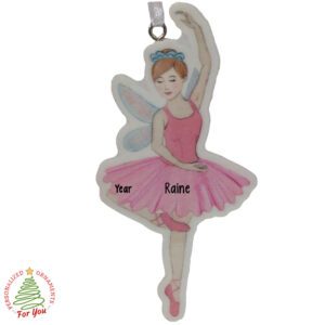 Personalized SUGAR PLUM FAIRY Wooden Ornament | Nutcracker Suite Collection